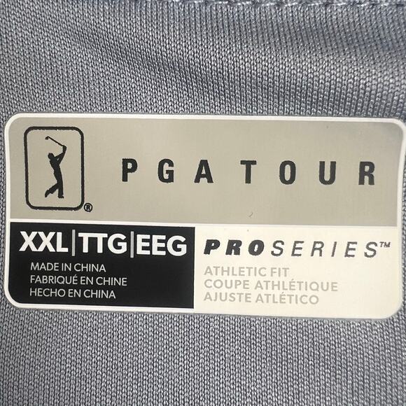 2 PGA Tour Polo shirts men’s XXL 1-Pro Series athletic fit coupe 1-PGA tour - Picture 8 of 10